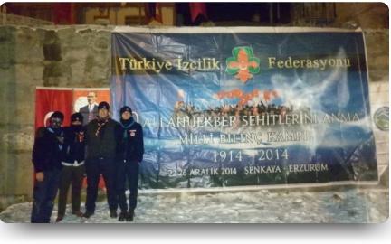 İzcilerimiz Erzurum Şenkaya Kampına Katıldı...